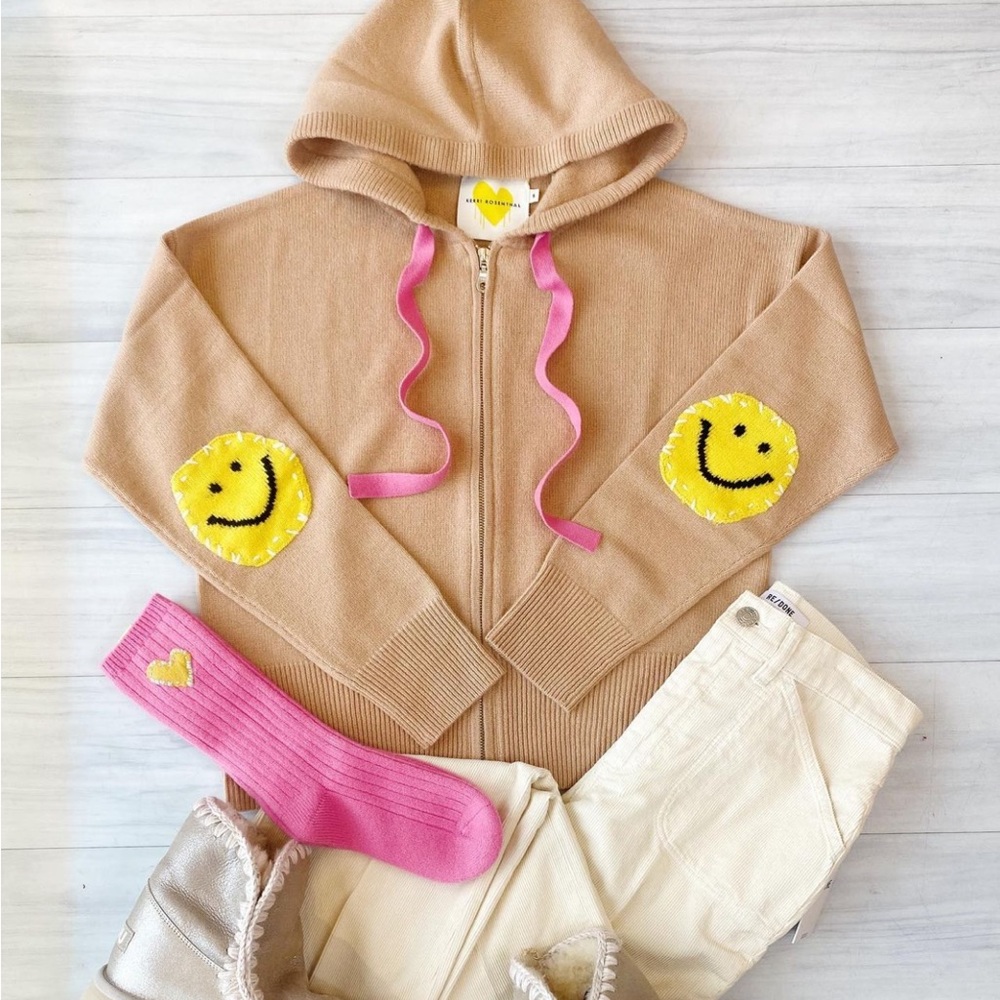 KERRI ROSENTHAL CASHMERE HOODIE